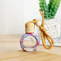 10ml Novelty Auto Fragrance Aromatherapy Diffuser Screw Cap Glass Perfume Bottle for Car Hanging Empty Aroma Oil Bottle