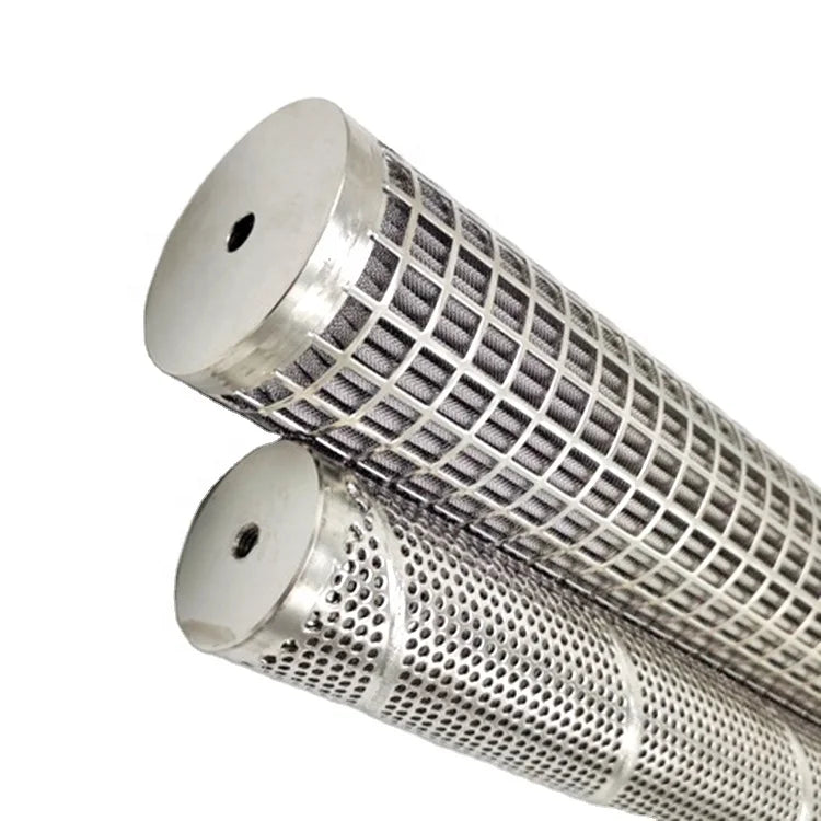 LIANDA New 10 Micron Stainless Steel Mesh Pleated Filter Cartridge SS Metal Felt Liquid Industrial Filtration Equipment