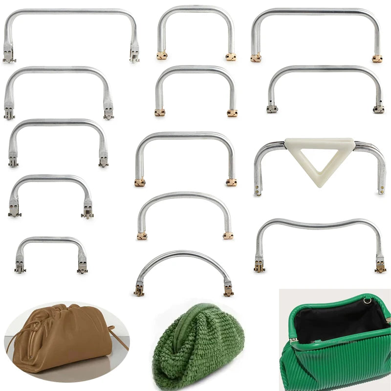 Light Weight Angle 5.5inch 6 Inch 7inch 7.5 Inch 8inch 10 Inch Aluminum Handle Frame for Bag Pouch Making