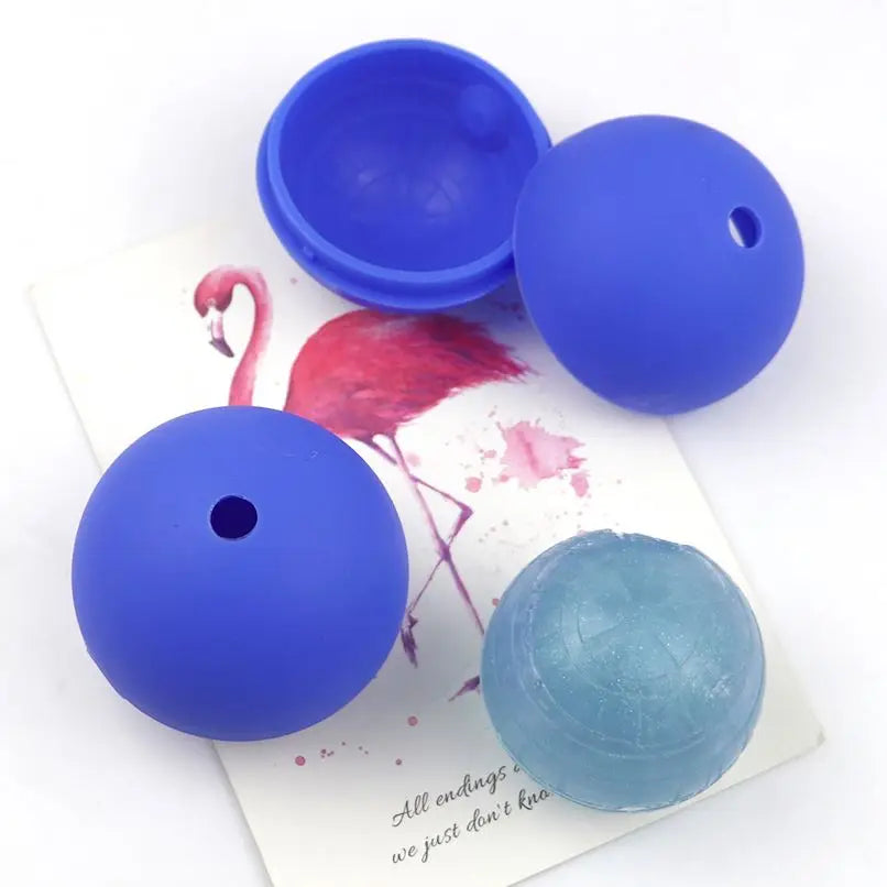 7053 Silicone Ice Ball Mold Sphere Ice Moulds Novelty Silicone Sphere Whiskey Ice Ball Maker Mold Silicone Ice Cube Tray