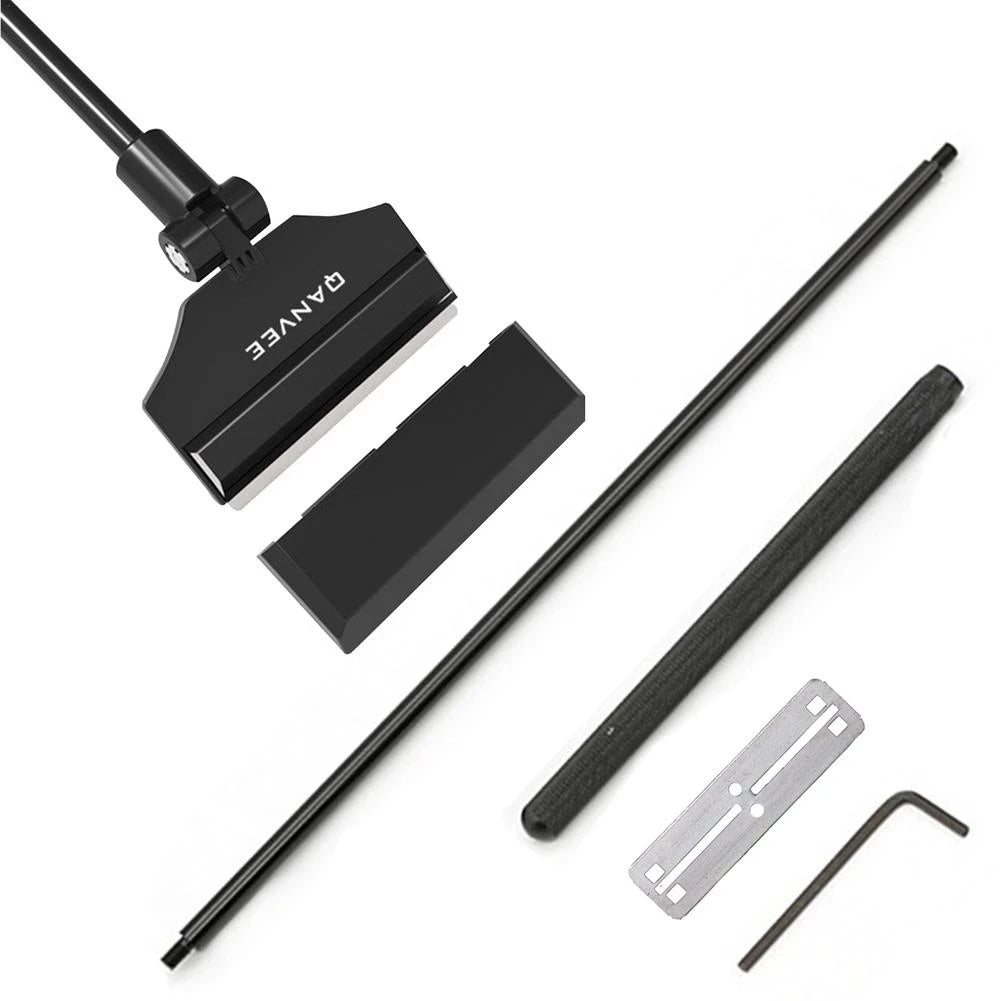 Aquarium QANVEE X Pro Algae Razor Scraper Blade Cleaning Tool Brush Scraping Alage Knife Multi-Tool Cleaner Kit Set