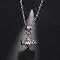 Mjolnir Thor Hammer Pendant Never Fade Talisman Amulet Jewelry Viking Necklace Men Accessories Necklace