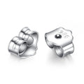 WHOLESALE BULK PRICE 925 Sterling Silver Butterfly Shape Stud Earring Backer 18K Gold Plated Silver Color DIY Accessories