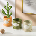 Ceramic Table Flower Pots Ceramic Planter Pot Nordic Style New Item Indoor