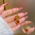 2022 Wholesale Lovely Zircon Pendant Heart Stainless Steel Necklace