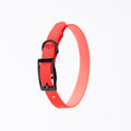 Large Dog Training Collar Waterproof Reflective PVC with Embossed Solid Pattern Stain-Resistant PU Material for Outdoor Travel