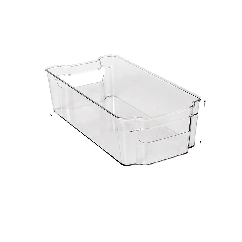 Kitchen Transparent Acrylic Organizer Stackable Bins Fridge Drink Soda Can Dispenser Refrigerator Storage Box