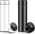 Smart Water Bottle with Digital Temperature Display LED Thermal Cup Stainless Steel Double Wall Vacuum Insulated Travel Mug