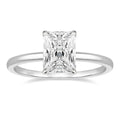 OAHLAN Wholesale Fine Jewelry VVS Moissanite 3ct Princess Cut Solitaire Promise Engagement Rings Women 925 Sterling Silver Ring