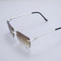 Pass Diamond Tester Luxury Glasses Stainless Steel  Handmade Setting VVS Moissanite Diamond Iced Out Sunglasses for Men Women