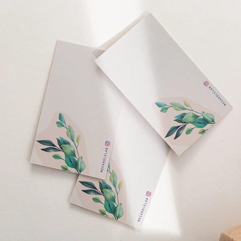 Custom Insert Luxury  Color Printing Thank You Card with logo Wholesale  Greeting Card