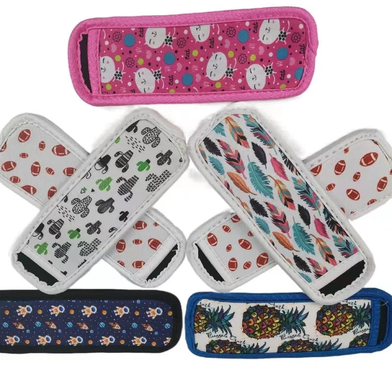 Hot Sale Waterproof Sublimation Pattern  Icy Cooler Holder Custom  Elegant Neoprene Pop Sleeve