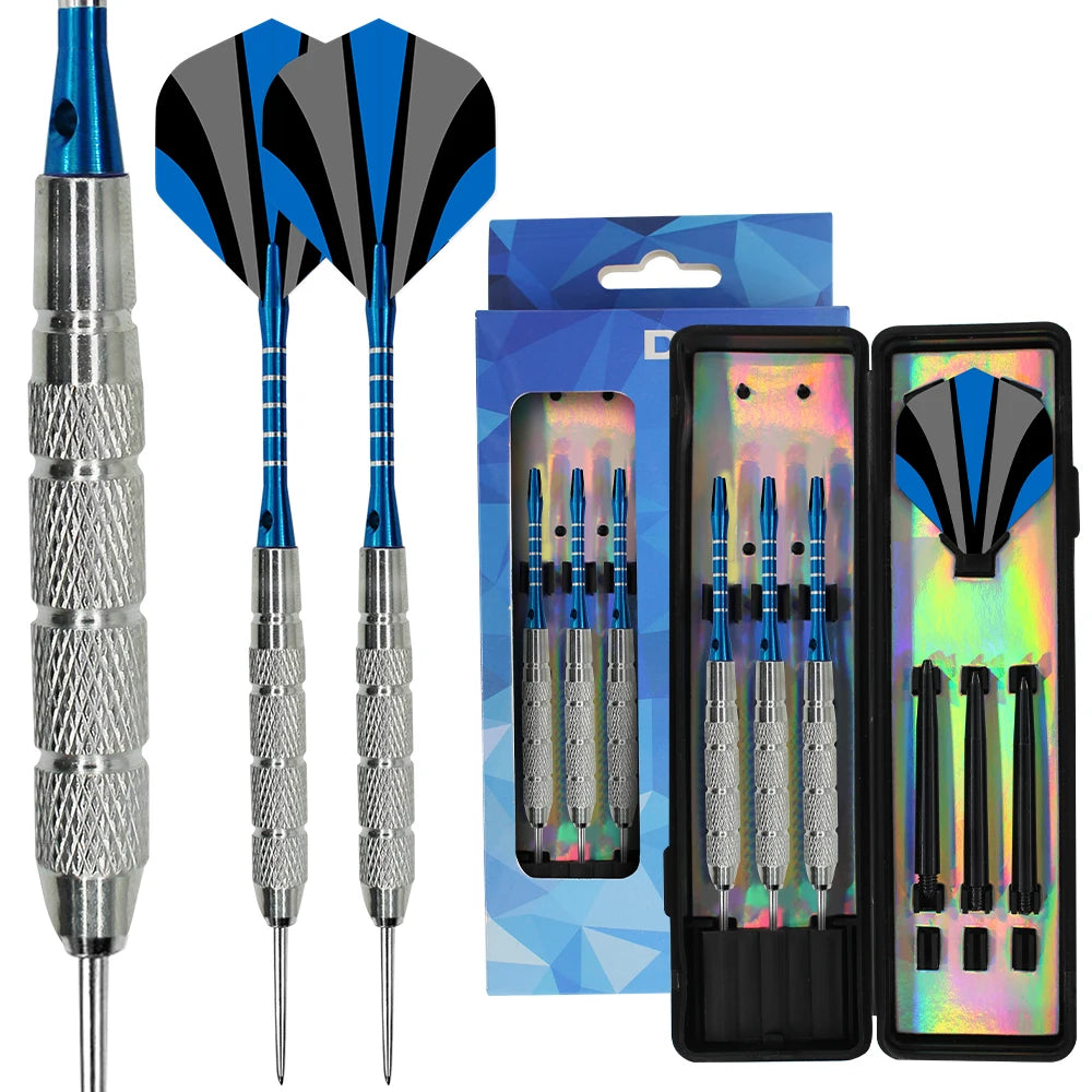 20g Silver Iron Tip Professional Safety Double-Sided Darts Set (3-Piece) for Sports & Custom Games with Customizable Packaging