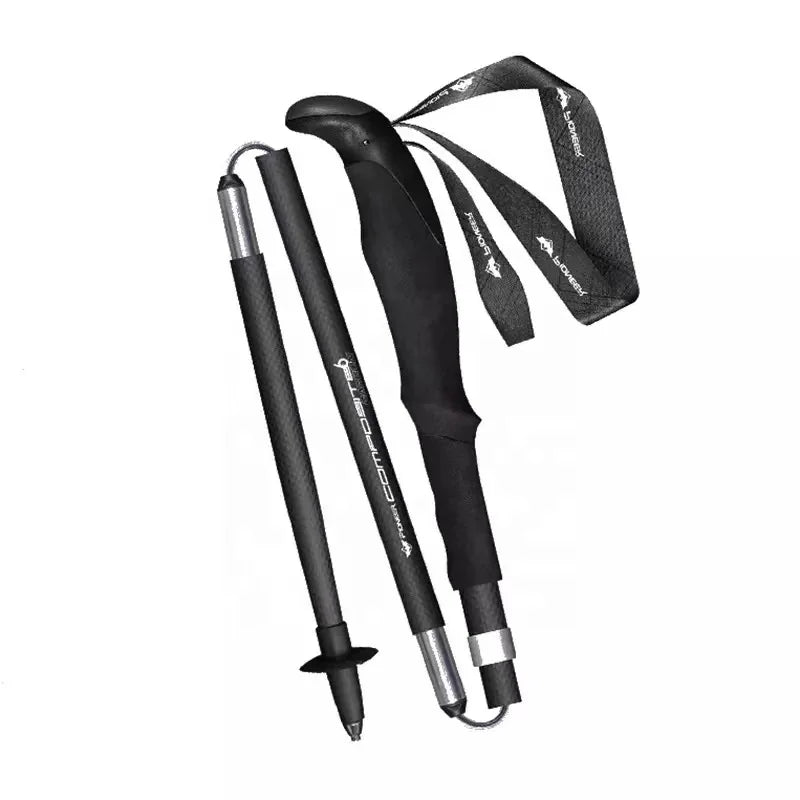 99% Carbon Fiber Walking Sticks Portable Ultralight Hiking Cane for Outdoor Travel Climbing Trekking Climbing Pole