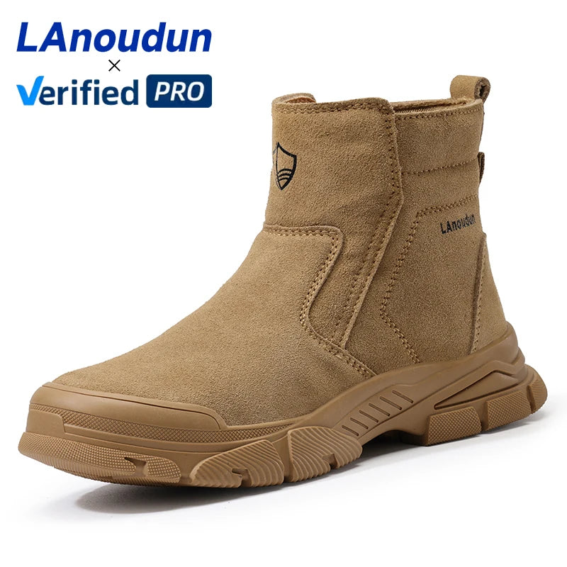 LAnoudun New Design Safety Shoes High-top Steel Toe Welder Shoes Fashion Sole Steel Toe Safety Boots