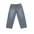 DENIMGUYS 2024 Custom Jeans for Men Loose Jacquard Logo Straight Blue Streetwear Men's Jeans