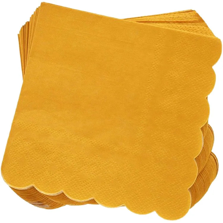 Printed Wholesale Hot Sale Good Quality Party Wedding 30x30 Custom Size Safety Wholesome Napkins Paper