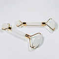 HUIYING Anti Aging Facial Natural gua sha genuine Clear Quartz facial roller