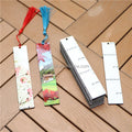 2023 NEW Blank Glossy Wooden Custom Sublimation MDF Two Sided Bookmarks With Tassel