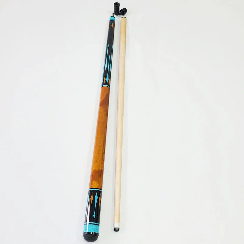 Xmlivet Professional Carom Cues Tip Size 12mm Pool Cue Sticker Decal Design With Radial Pin 142cm Long Maple Wood 1/2 Split Cue