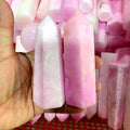 High Quality Crystals Healing Stones Folk Crafts Pink Aragonite Crystal Point for Home Decoration