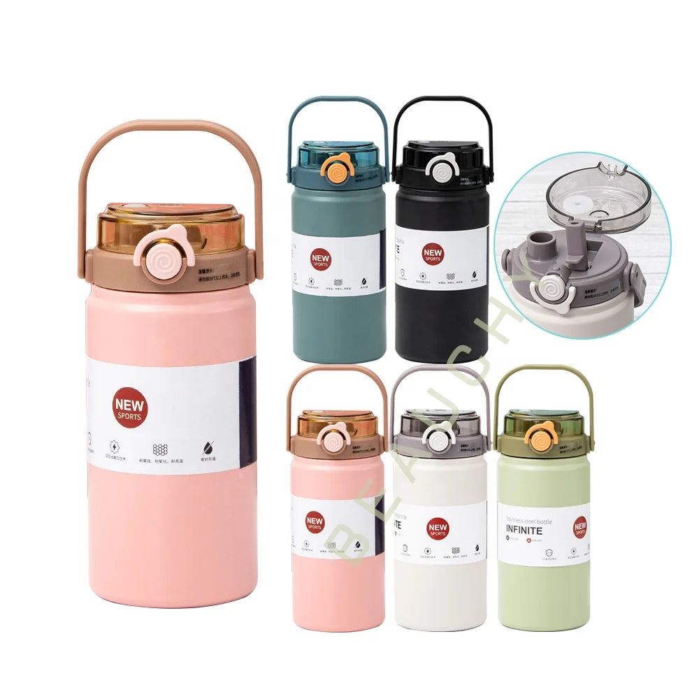 Outdoor Mountaineering Big Capacity 32oz 40oz Double Wall Thermal 316 Stainless Steel Portable Vacuum Flask Water Bottle