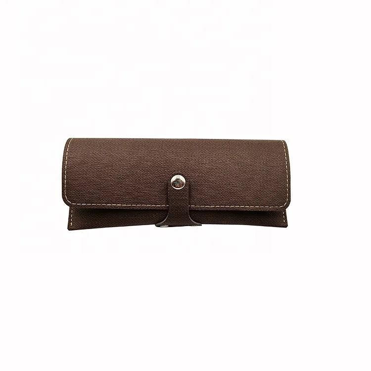 Xinhe Shengfu Luxury Sunglasses Leather Cases Soft Recycled PU Leather Glasses Cases Custom Logo Eyeglasses case