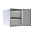 Stainless Steel Outdoor Kitchen Bbq Island Door Drawer Combo