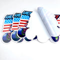 Custom Design Die Cut Waterproof Cartoon Logo Label Sticker Vinyl Adhesive Printing Die Cut Stickers