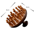 High Quality Wooden Massage Comb Wide Tooth Hair Brush Head Exfoliation Brush Scalp Massager Gua Sha