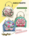 Embroidery Beginner Kits for Adults DIY Wallet/Purse/Handbag with Pattern & Instructions Hand Embroidery Kits Art Craft