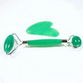 DIY Gems Wholesale Factory Low Price Private Label 100% Real Natural Facial Massage Tool Green Aventurine Jade Roller For Face