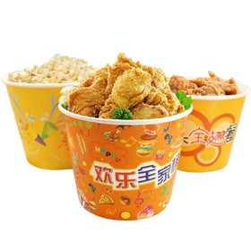 Top Selling White Cardboard Fried Chicken Buckets Take Away Food Package K F C Package