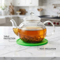 Hot Selling Heat-Resistant Silicone Coasters Creative LOGO Household Meal Mats Bowl Mats Tableware Must-Have Accessory
