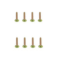 Customized Steel Stainless Bolts Customized Connecting Set Zinc Flat Head Furniture Brass Screw Caps with Washer
