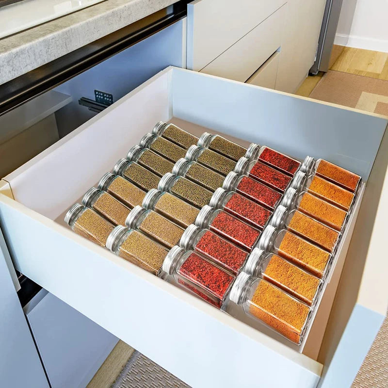 Pull Out Spice Rack Organizer for Cabinet Kitchen Spice Rack