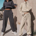 Fast Logo Custom Women Y2K Vintage Fashion Crop Hoodies and Jogger Sets Spring Solid Zipper Turtleneck with Patches