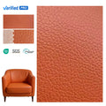 Direct Factory Stock 0.6MM Litchi PVC Leather with Waterproof Knitted Technique for Sofa Bags Chairs Decorative Accessories