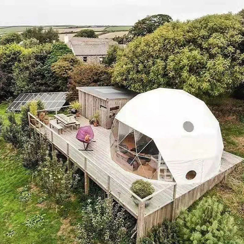 Outdoor Quality Glamping Igloo Glass Garden Dome Tent