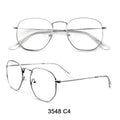 Eyeglasses New Fashionable Classic Custom Logo Eye Metal Frame Optical Glasses
