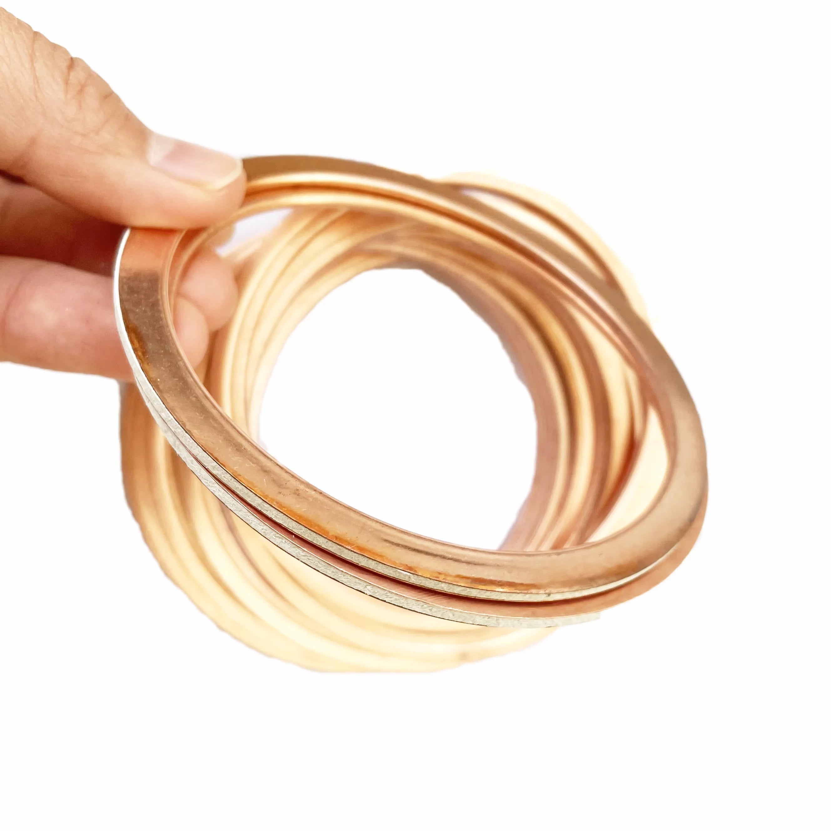 Manufacturer XTSEAO Copper Ring Flat Washer Injector Copper Sealing Gasket Metal Flat