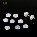 Silicone Healing Discs Anti Hyperplasia Saucer Ear Stud Soft Gasket Ring Nose Lip Earring Piercing Accessories