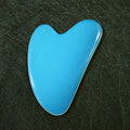 HY Natural Premium Opalite Heart Facial Gua Sha Scraping Board Massager