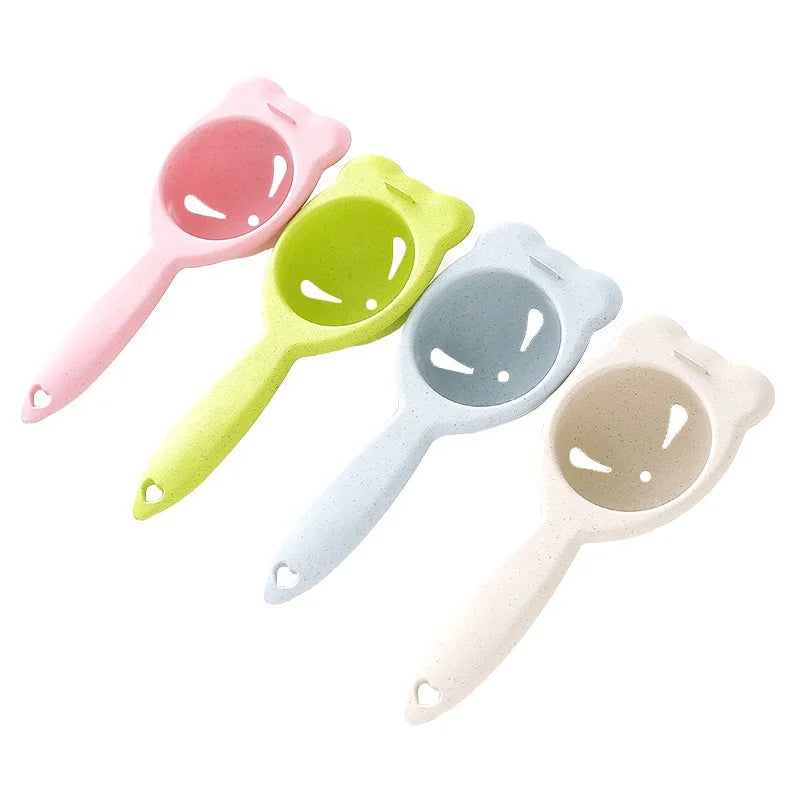 Real Tabletop Portable Egg Tools Blue Yolk Separator Safe White Separator Professional Tool Baking Cake Custard Mayonnaise