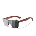For Unisex Natural Wooden Rimless Sunglasses Polarized Fashion Photochromic Eyewear Custom Logo B-5504