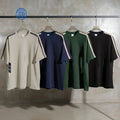 2025 Spring and Summer Custom Logo Plain Heavy Weight T Shirts Fit Oversize T Shirts High Quality Waffles T Shirt