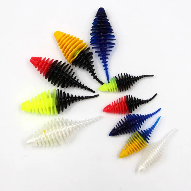 Seloc Fishing Lure Soft Worm 4.5cm/3.5cm Soft Bait  Soft Worm Soft Lure Tiddler Bait Swimbait SGSL-PB203