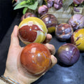 Hot Sale Healing Semi Precious Gemstone Crafts Polished Balls Mookaite Jasper Sphere for Decoration
