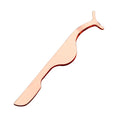 Stainless Steel Volume Lash Tweezers Rose Gold and Gold Mirror Electroplating Auxiliary Tool for Wearing False Eyelashes