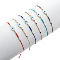 Pulseira Mujer Children's Jewelry Gift Boho Handmade Beaded Bracelets Shell Eye Charm Delica MIYUKI Animal Pattern Anniversary